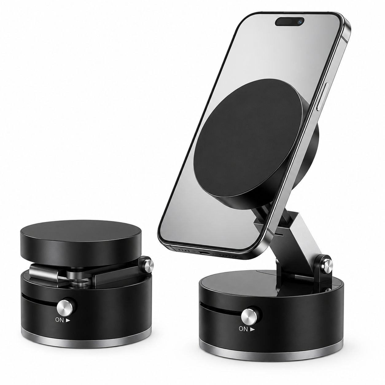 360° Foldable Magnetic Phone Holder – Adjustable Desktop & Car Mount