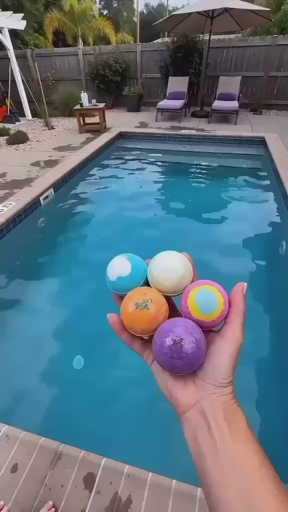 🛁 Surprise Bath Bombs for Kids – Colourful Fizzing Bath Balls with Hidden Toy Inside